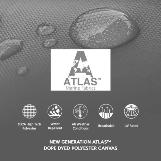 Couverture Gris Oceansouth pour panneaux de pont Low Profile | Tissus Atlas