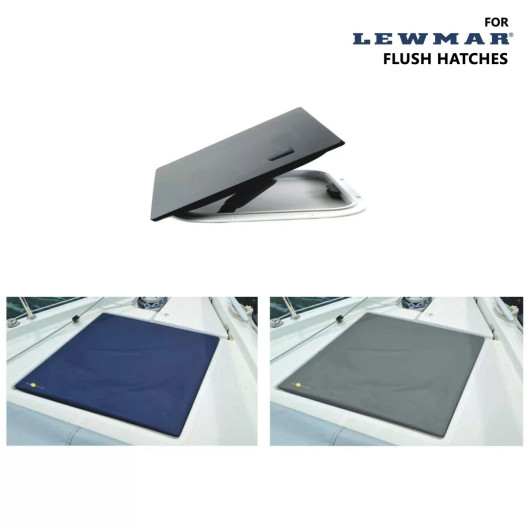 Couverture Bleu Navy Oceansouth pour panneaux de pont Flush | Compatible LEWMAR