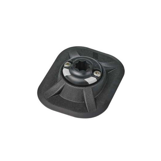 Support RibPort Railblaza à coller | Support pour équipement pêche bateau | Noir