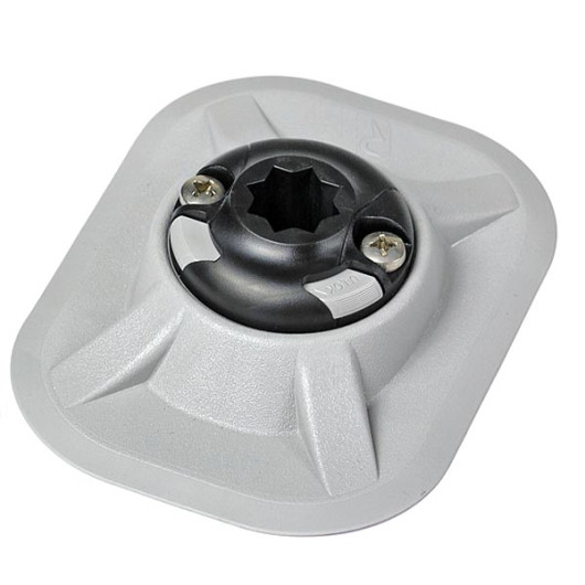 Support RibPort Railblaza à coller | Support pour équipement pêche bateau | Gris