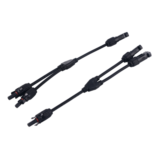 Paire de splitter MC4-Y - Connectique pour panneaux solaires - ensemble