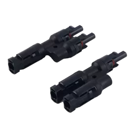 Paire de splitter MC4-T - Connectique pour panneaux solaires - ensemble