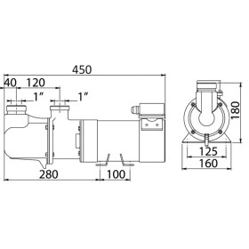 Electropompe autoamorçable monovis en bronze CEM | Groupe d'eau & pompe | Corps bronze