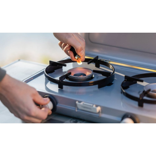 Grille-pain De Camping 2 Tranches Pour Réchaud à Gaz - Inox Pliable - Neuf