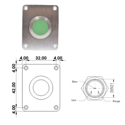 Platine déportée UVOJI - Accessoire pour système de purification d'eau Oji Van et Oji Camp