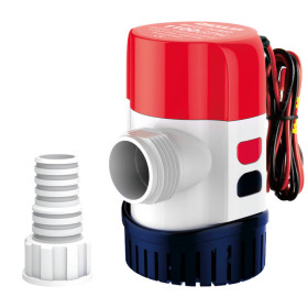 Europump pompe de cale manuel | 38 à 70 L/min OSCULATI - pompe de bateau 12/24 V DC