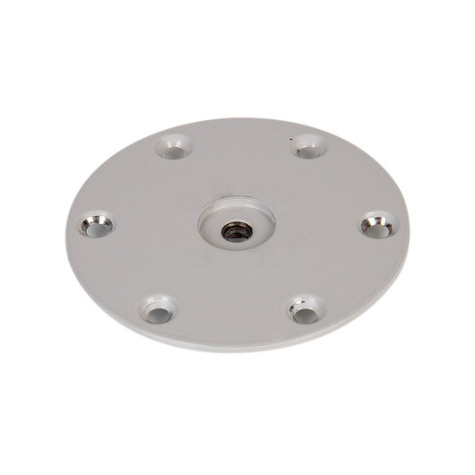 Platine pied de table pivotant - Système amovible - visuel
