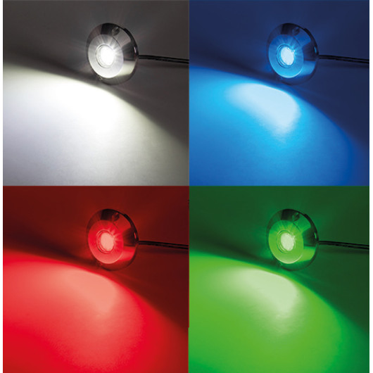 Lampe sous-marine LED 12/24 V Osculati | Projecteur sous-marin | Multicouleur