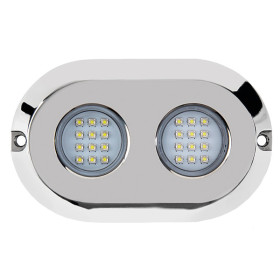 Lampe sous-marine LED 120 W Osculati | Projecteur sous-marin |  Inox