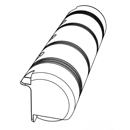 Défense de ponton big - Équipement de protection pour bateaux - dessin