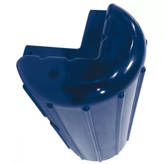 Défense de ponton d'angle - Équipement de protection pour bateaux - bleu
