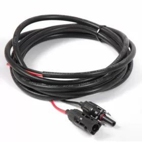 Câble solaire Twin MC4 2,5 mm² Energie Mobile | connexion panneau solaire en van, bateau ou camping-car | noir