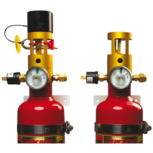 Extincteur fixe activation manuelle / automatique Fireboy | Lutte incendie & extincteur | manomètre