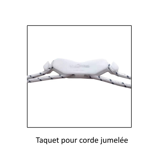 Taud Oceansouth pour vedette avec T-Top | Housse et taud de bateaux | Cordage jumelé