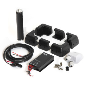 Kit d'installation panneau rigide moins de 285W Energie Mobile| accessoires pour panneau solaire 12/24 V | noir