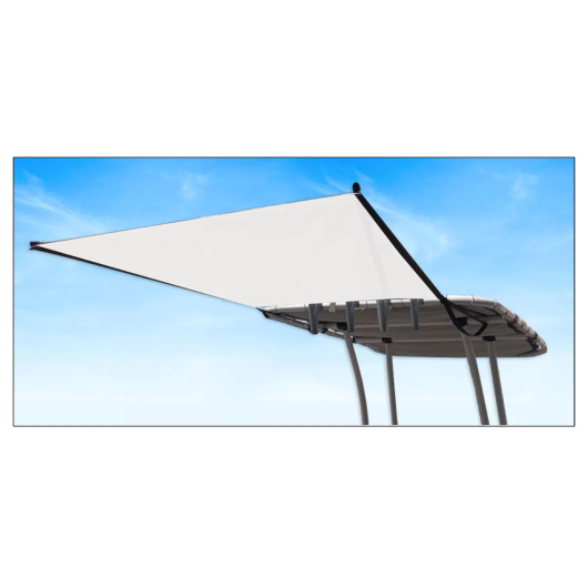 Extension arrière Oceansouth de T-Top | Accessoires bimini & taud de soleil | Blanc 2