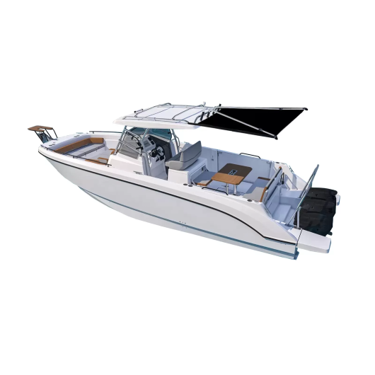 Extension arrière Oceansouth de T-Top | Accessoires bimini & taud de soleil | Noir