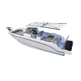 Extension arrière Oceansouth de T-Top | Accessoires bimini & taud de soleil | Blanc