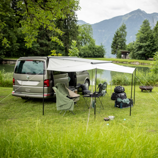 Poteau télescopique Thule Subsola support rod |accessoire auvent store de van et fourgon aménagé | pour panneau