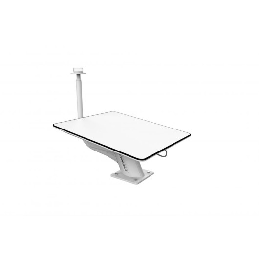 PowerTower 150 mm SCANSTRUT en aluminium pour Starlink | Support d'antenne | Avec antenne vue avant