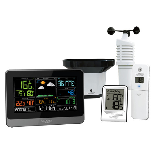 Station Météo LA CROSSE Pro Familiale avec Connexion WiFi V2 | Complète