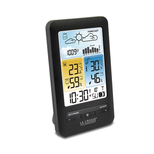 Station Météo LA CROSSE compacte et radiocommandée | 3/4 Face