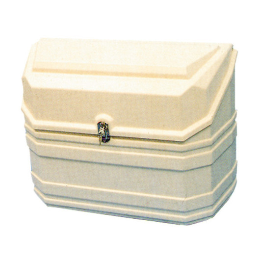 Coffre gaz caravane PROMENS - stockage bouteille gaz caravane - couleur beige