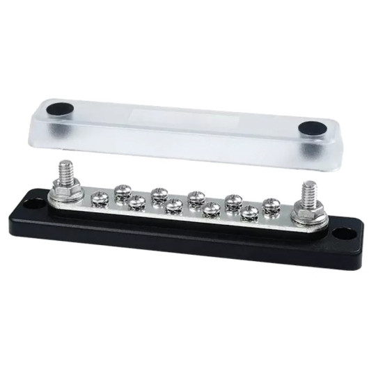 Bus Bar Heavy Duty 150 A Osculati | Connectique, connecteur électrique | 10 dérivations