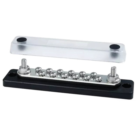 Bus Bar Heavy Duty 150 A Osculati | Connectique, connecteur électrique | 12 dérivations