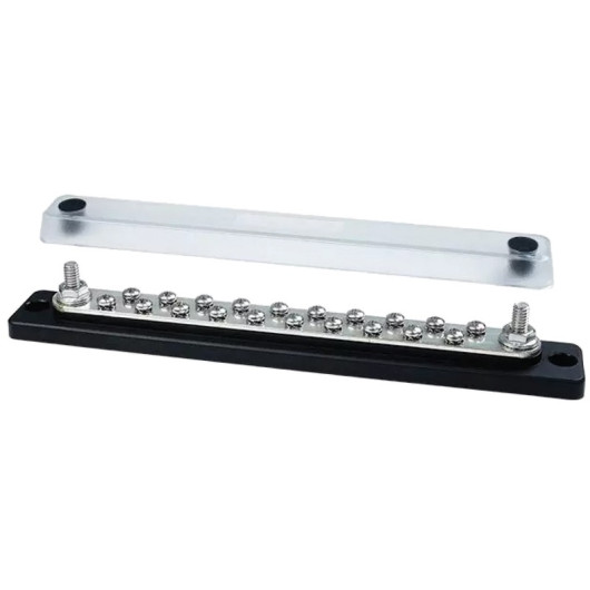 Bus Bar Heavy Duty 150 A Osculati | Connectique, connecteur électrique | 20 dérivations