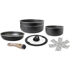 Popote camping poêle et casseroles Brunner | batterie de cuisine pour camping-car, fourgon et bateau