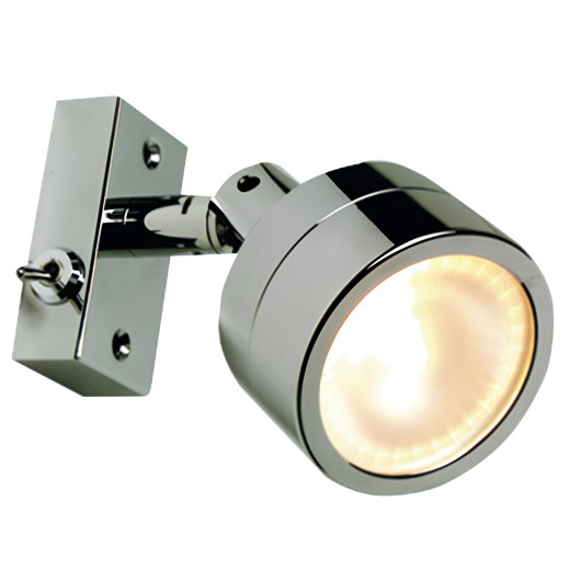 Spot articulé 12 LED - Éclairage intérieur de bateau et fourgon aménagé - base carré