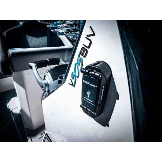 ROKK chargeur double USB Charge + Scanstrut | Prise & rallonge 12V | sur console