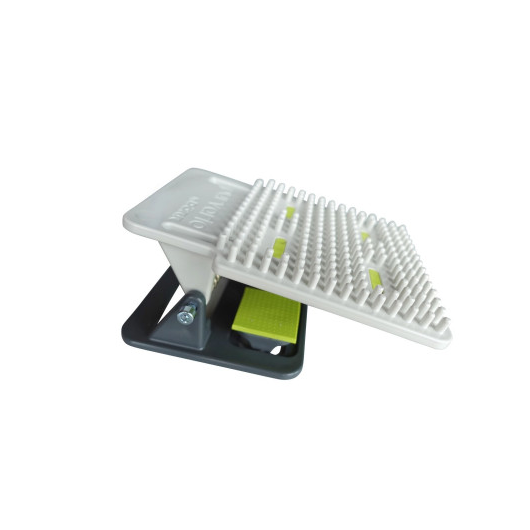 Support à pince pour verres et bouteilles PURVARIO |support fixation cuisine camping-car, bateau | vue profil avec pince