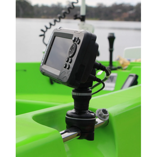 Support tube RailMount 19-25 RAILBLAZA + Base StarPort | Rangement cockpit | Avec support sondeur