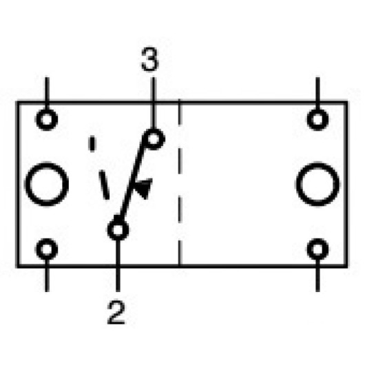 Interrupteur Contura ON-OFF Osculati | Interrupteurs | schéma