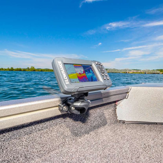Support SidePort TracLoader Railblaza | Rangement cockpit | Support de sondeur