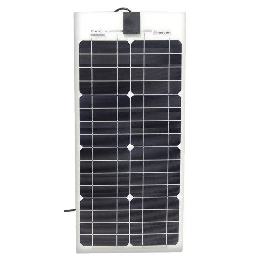 Panneau souple HFs 22 Enecom | panneau 12V 22W pour bateau et van aménagé | 620x272mm