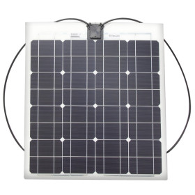 Panneau souple 45 W 604 x 536 mm Enecom | panneau solaire flexible 12V pour bateau, camping-car et van
