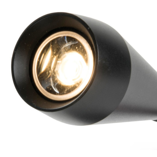 Spot LED articulé - Éclairage intérieur de bateau et fourgon aménagé - noir
