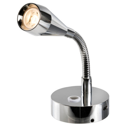 Spot LED articulé - Éclairage intérieur de bateau et fourgon aménagé - poli