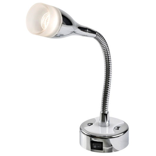 Spot LED articulé - Éclairage intérieur de bateau et fourgon aménagé - poli