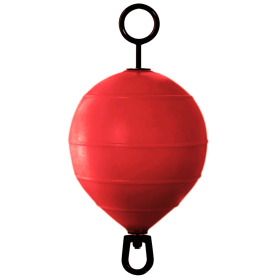 OSCULATI Bouées d'amarrage Heavy Duty 46 cm Bouée d'amarrage | Équipement nautique en polyéthylène | rouge