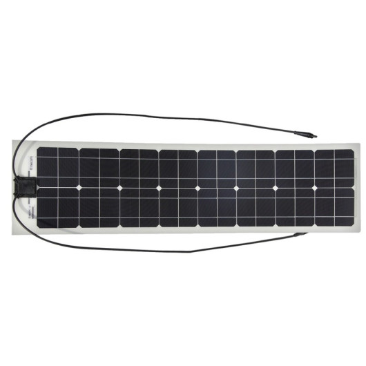 Panneau souple HFs45 W 1120x282 mm Enecom | panneau solaire 12V pour bateau, camping-car et van | connexion MC4