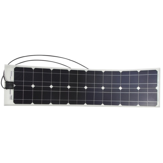 Panneau souple HFs 75W 1370x344 mm Enecom | panneau solaire 12V pour bateau, camping-car et van | pré cable MC4