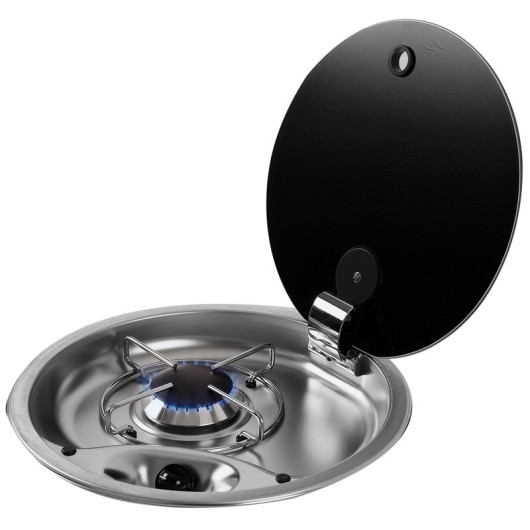 Hoodiny 1 feu FC1345 Can | réchaud gaz inox à encastrer pour van et fourgon aménagé