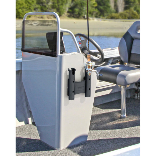 Porte-canne double Railblaza RodStow | Porte-canne à pêche | Noir sur console