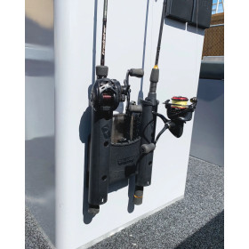 Porte-canne double Railblaza RodStow | Porte-canne à pêche | Noir et Blanc