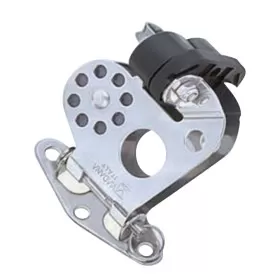 Poulie articulée avec bloqueur Ø 28 mm cordage 28 mm  VIADANA| Poulie à billes |  Inox