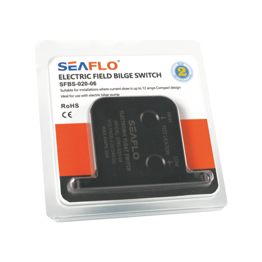 Interrupteur électronique automatique pour pompe de cale SEAFLO | Accessoire pompe de cale | emballage